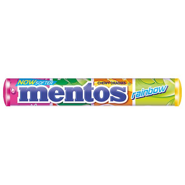 Mentos Rainbow Chewy Dragees (28.6g)